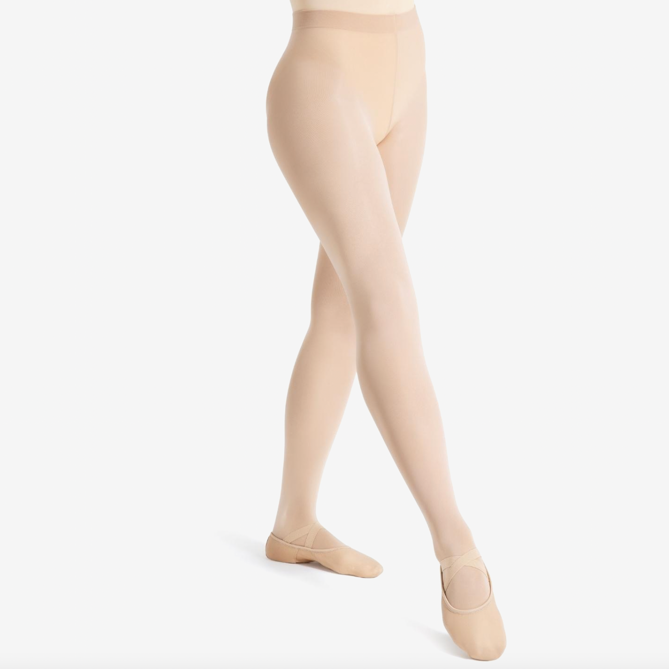 Capezio 1916 Adult Ultra-Soft Convertible Tight - Porcelain